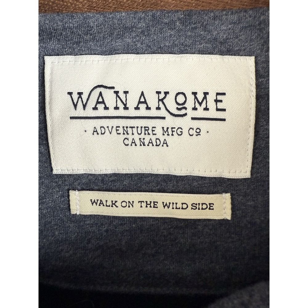 Wanakome Men's Pullover Hoodie XL Walk On The Wild Side - Picture 3 of 11